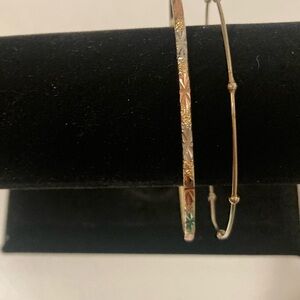 Elegant Gold and Silver Women's Bangle Set